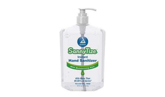 12/CS SannyTize Instant Hand Sanitizer 16oz pump