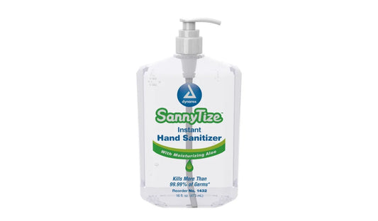 12/CS SannyTize Instant Hand Sanitizer 16oz pump