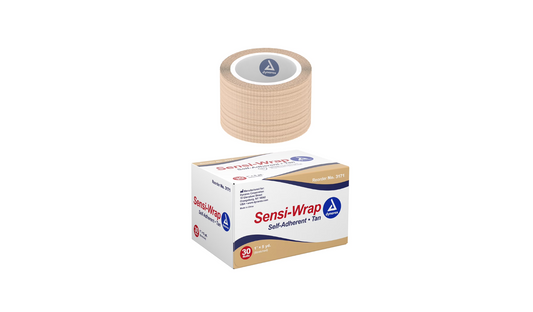 30/CS Sensi Wrap, Self-Adherent 1" x 5 yd Tan