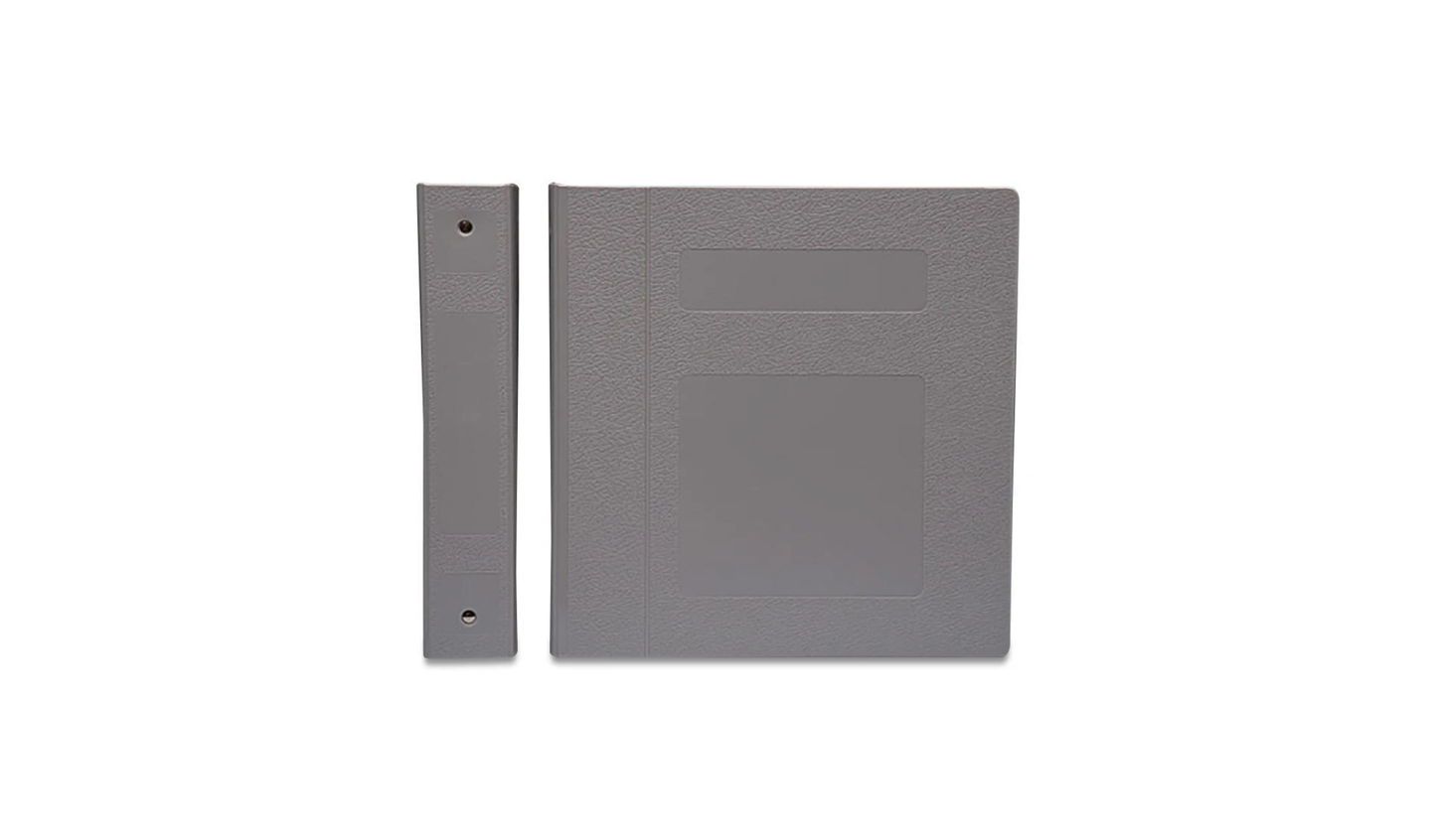 2" Side Open Ring Binders (3 Ring) - Gray