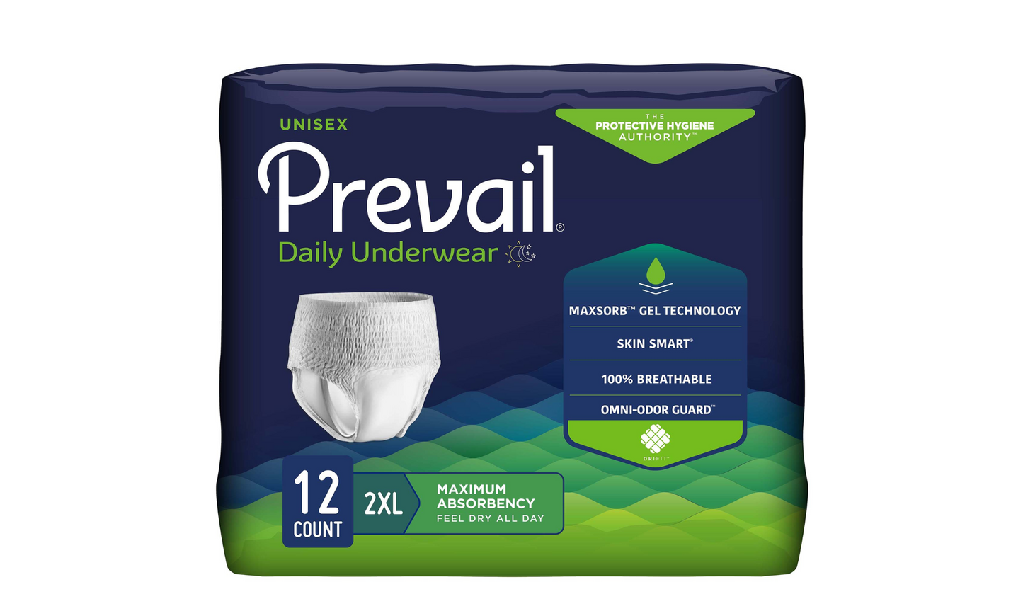 48/CS Prevail® Protective Underwear, 68"-80" - 2X - Large