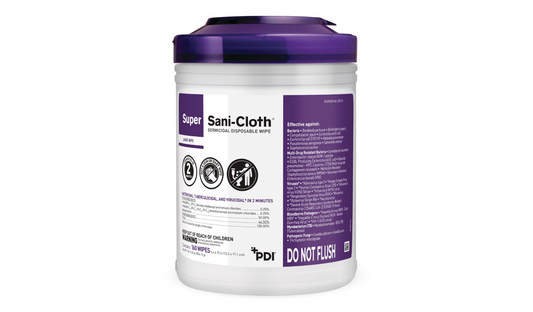 12/CS Super Sani-Cloth® Germicidal Disposable Wipes