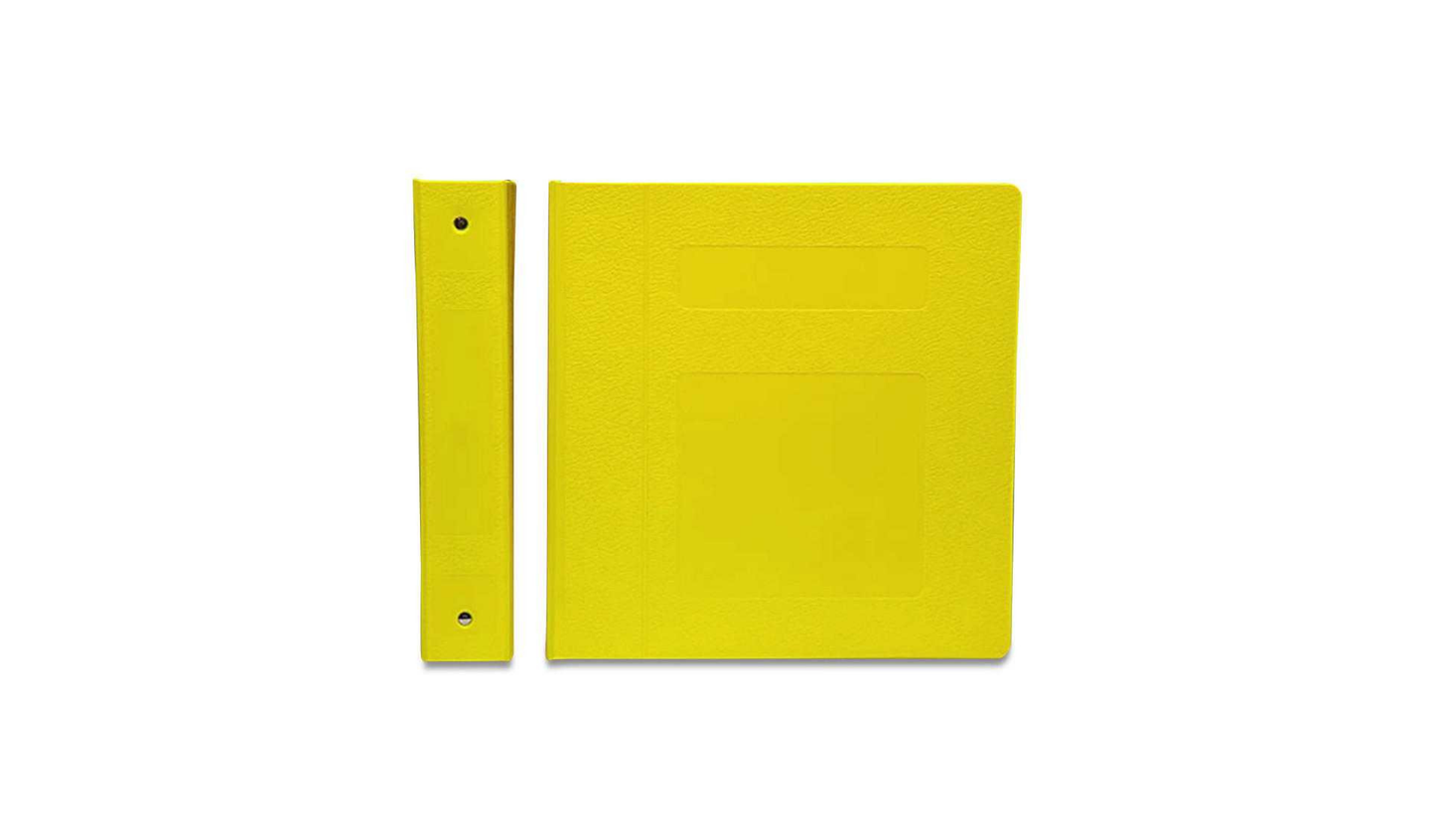 2" Side Open Ring Binders (3 Ring) - Yellow
