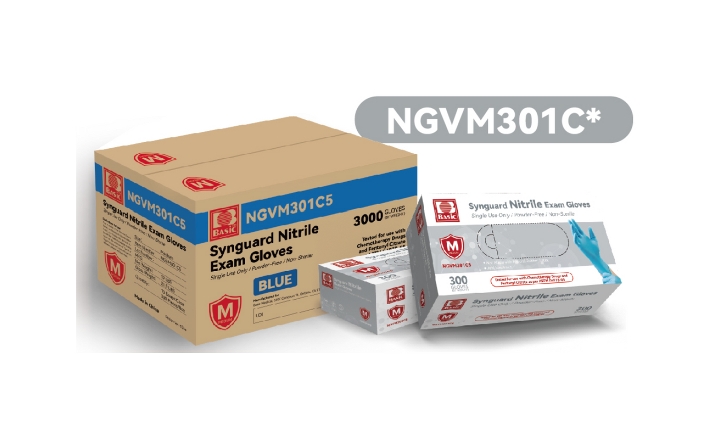 3000/cs Synguard Nitrile Exam Gloves