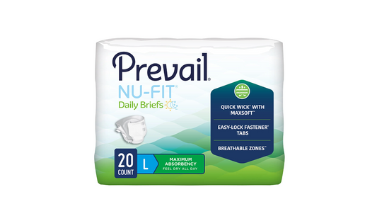 80/CS Prevail Nu Fit Briefs - Large