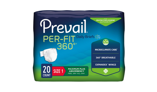 80/CS Per-Fit 360 Briefs waist size 26" to 48" - Medium