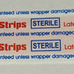 3600/cs Tetra Strips Adhesive Bandage, Plastic, 1" x 3" 