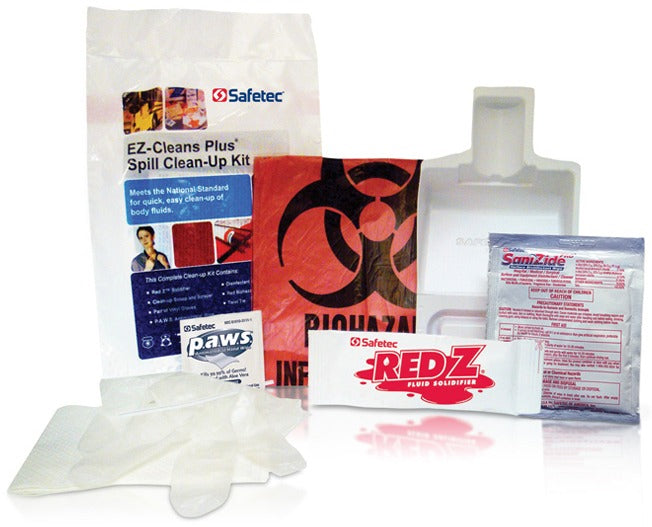 1/EA EZ-Cleans Plus® Blood Spill Kits (Biohazard Spill Kits)