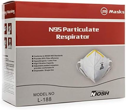 200/CS Flat-fold N95 Respirators L-188