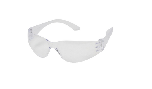 12/pk Armour Guard Light Armour Clear Wrap Around Safety Glasses