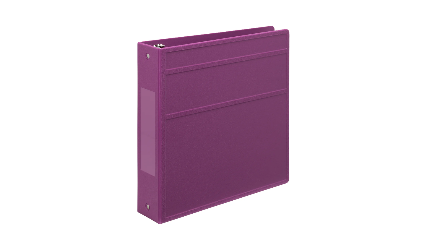 2" Side Open Ring Binders (3 Ring) - Purple