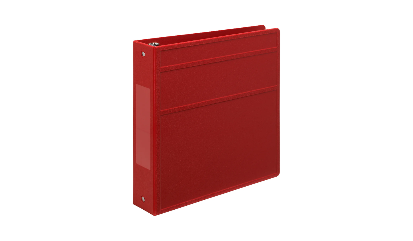 2" Side Open Ring Binders (3 Ring) - Red