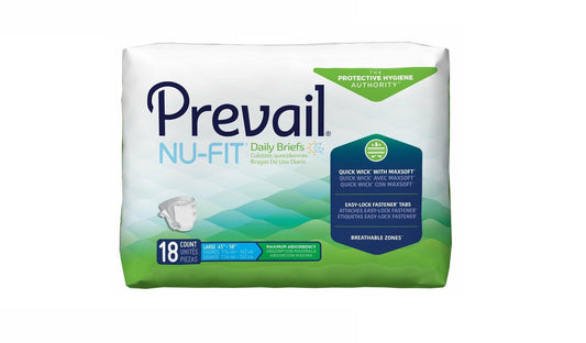 96/CS Prevail Nu Fit Briefs - Medium