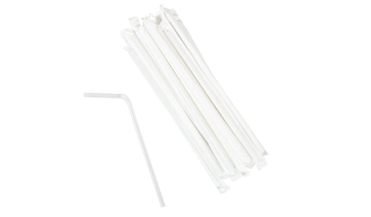 400/BX Paper Wrapped Jumbo Flex Straws