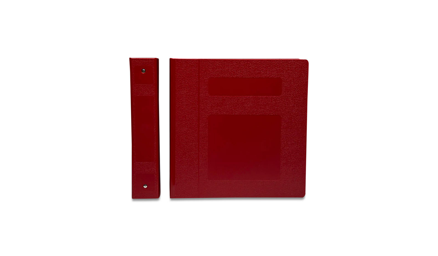 2" Side Open Ring Binders (3 Ring) - Red