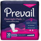 120/CS Prevail Incontinence Bladder Control Pads for Women, Overnight Absorbency, 16"
