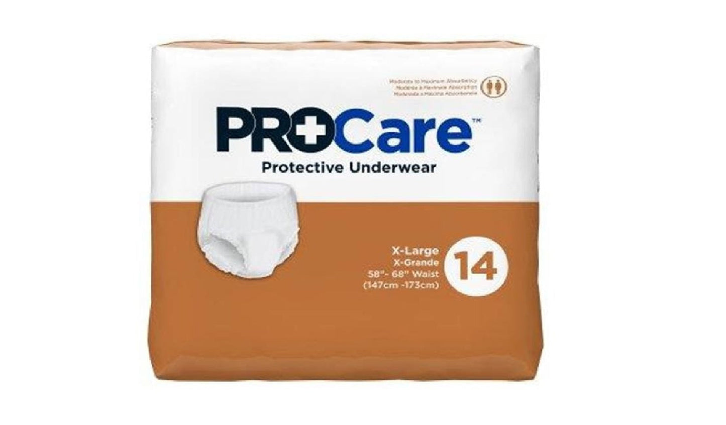 56/CS ProCare Double Push Underwear, 58"-68" - XL