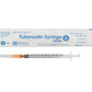 100/BX Tuberculin Syringe 1cc 25G x 5/8" Luer Slip Non-Safety