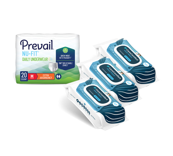 Tier 2 monthly kit: pull-up underwear and wipes